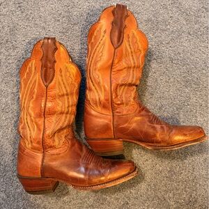 Justin Boots Rustic Leather Western Boots